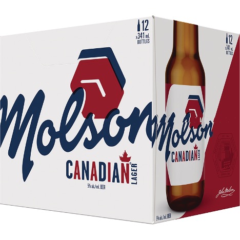 Molson Canadian 12 pack btl